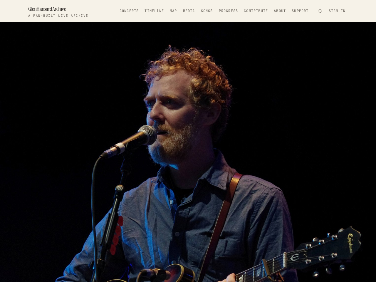 Uitgelicht werk: Glen Hansard Archive