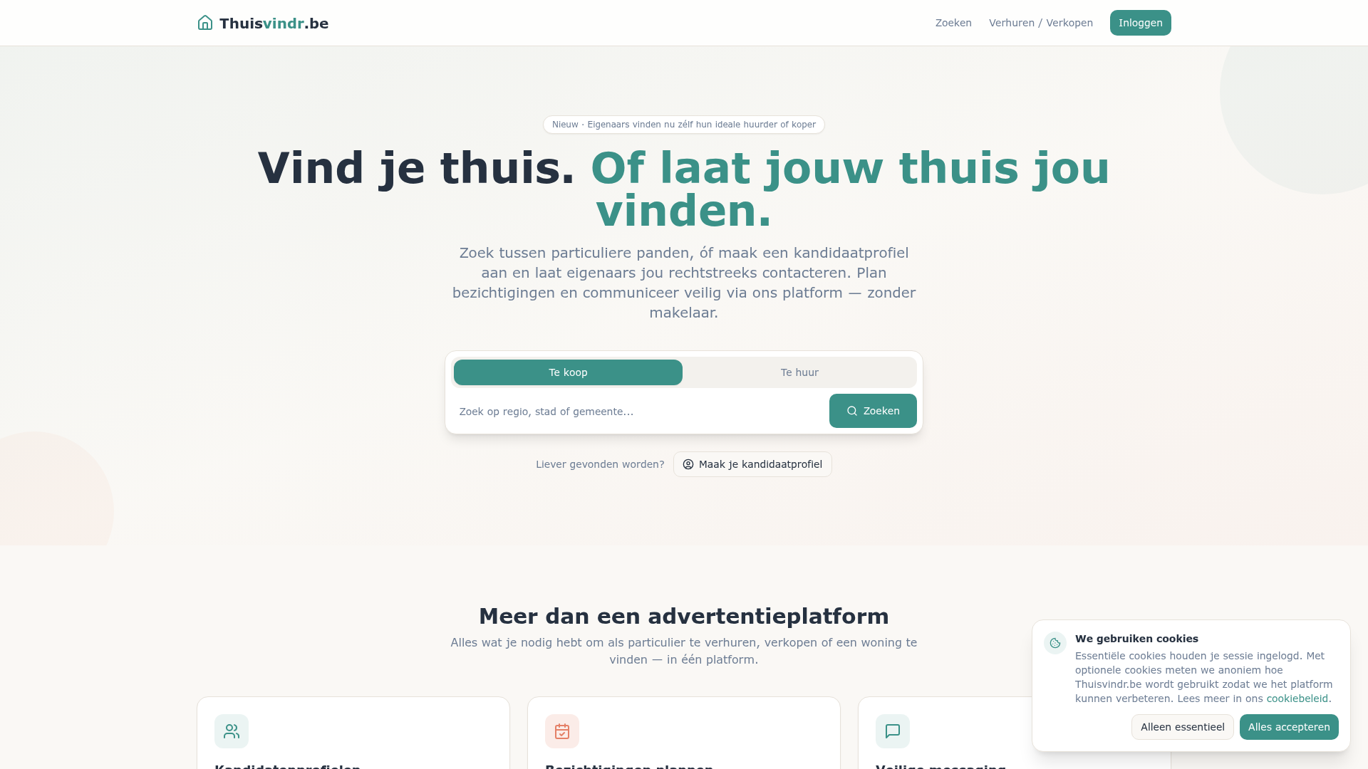Uitgelicht werk: Thuisvindr